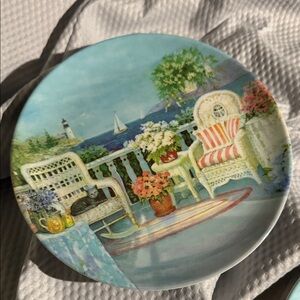 Coastal Scene Decorative Plates